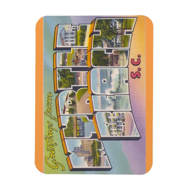 Flexible Caroline du Sud, Myrtle Beach Magnet (Vertical)