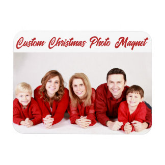 FLEXIBLE CARTE PHOTO PERSONNELLE DE NOËL MAGNET