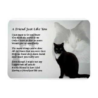 Flexible Cat Design ami Poem Magnet