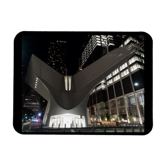 Flexible Centre de transport du World Trade Center Magnet # (Horizontal)