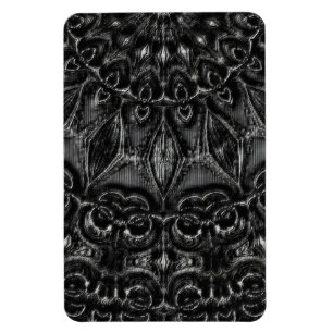 Flexible Charbon Mandala Magnet