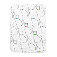 Chats et colliers Magnet personnalisé