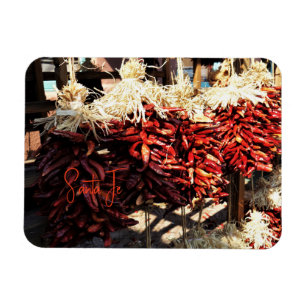 Flexible Chili Ristras Père Noël Fe New Mexico Magnet