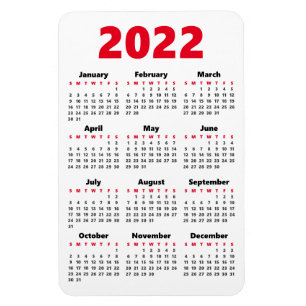 Flexible Choisissez vos propres couleurs   Magnet Calendrie