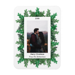 Flexible Christmas Tree Branches Photo Magnet