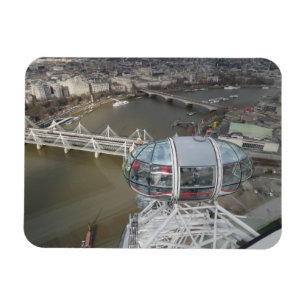 Flexible City View de London Eye 3"x4" Magnet