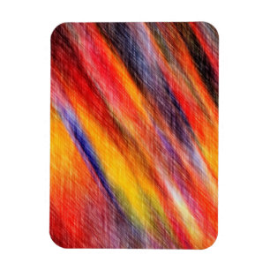 Flexible Couleur du soleil Abstrait Magnet d'art