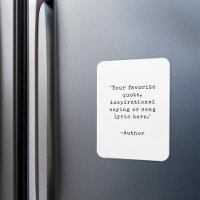 Créez votre propre Magnet de devis d'inspiration