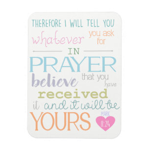 Flexible croyance prière christian magnet verset bible