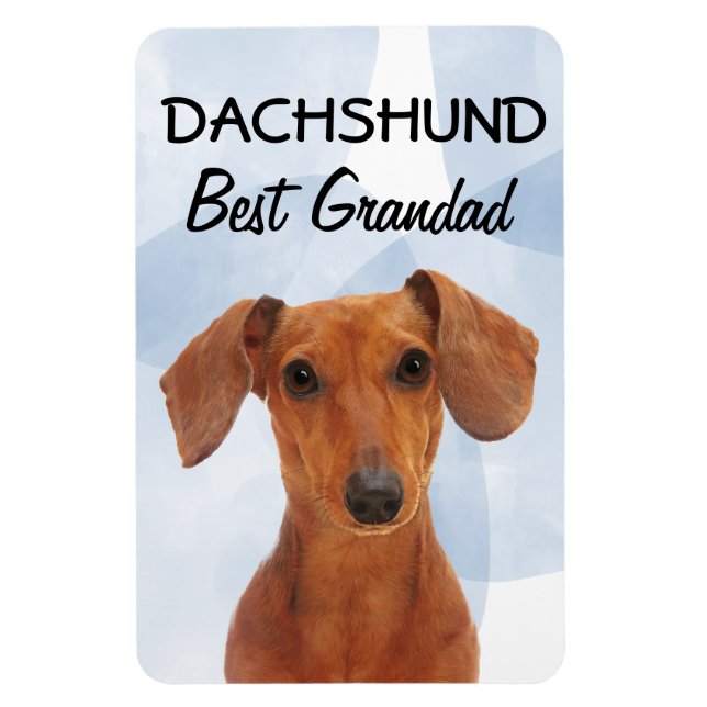 Flexible Dachshund Best Grand Magnet (Vertical)