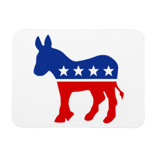 Flexible Démocrate Donkey Premium Magnet