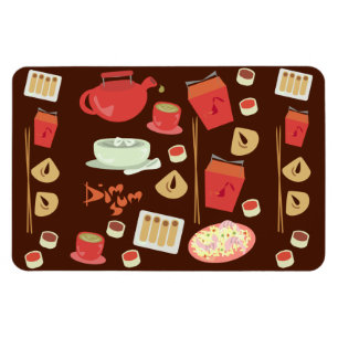 Flexible Dim Sum Deluxe Mega Magnet