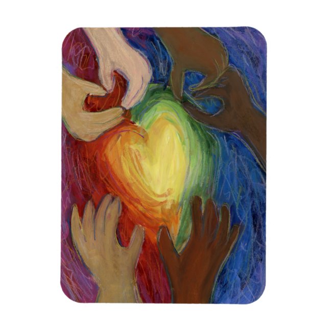 Flexible Diversité, équité et inclusion (DEI) Fridge Magnet (Vertical)