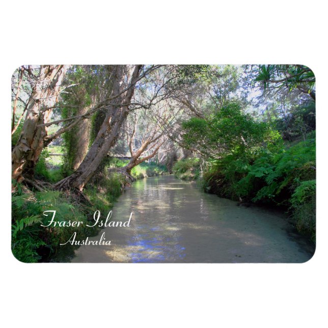 Flexible Eli Creek Fraser Island, Australie, Premium Magnet (Horizontal)