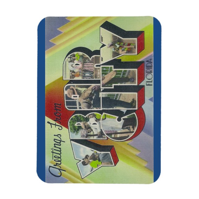 Flexible Floride, Ybor City Magnet (Vertical)