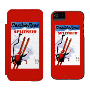 Flexible Flyer Splitkein Holzskier Promo Incipio Watson™ iPhone 5 Geldbörsen Hülle