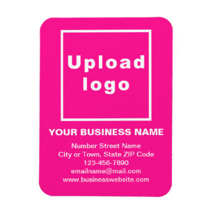 Flexible Foto-Magnet für Business Pink Magnet