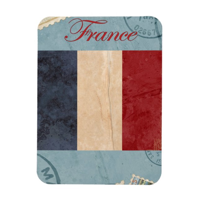 Flexible France Magnet souvenir (Vertical)