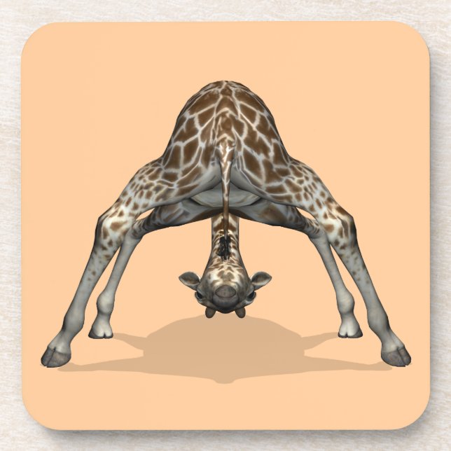 Flexible Giraffe Untersetzer (Vorderseite)