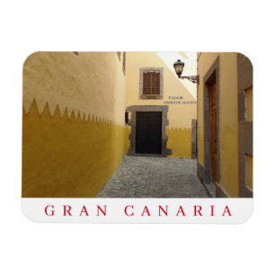 Flexible Gran Canaria Las Palmas Old Town fridge magnet