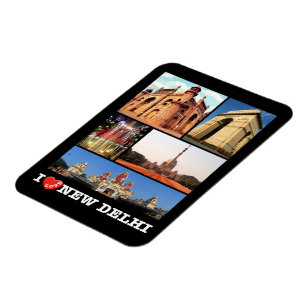 Flexible Inde - New Delhi - I Love - Magnet