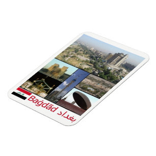 Flexible Irak - Bagdad Mosaic - Magnet