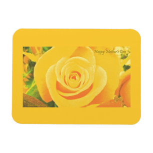 Flexible Jaune Rose Mère's Day Premium Flexi Magnet