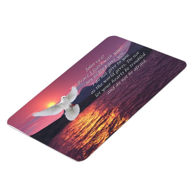 Flexible Jean 14:27 Citation de la Bible Magnet (Côté Gauche)