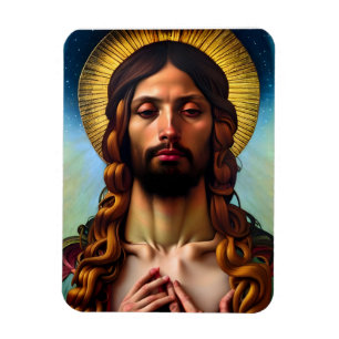 Flexible Jesus Christ Modern Renaissance Magnet