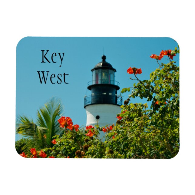 Flexible Key West Lighthouse, Floride Magnet (Horizontal)