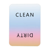 Lave-vaisselle rose orange Sunset Magnet nettoyant