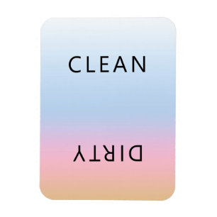 Flexible Lave-vaisselle rose orange Sunset Magnet nettoyant
