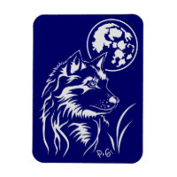 Le jeune Loup Premium Flexi Magnet