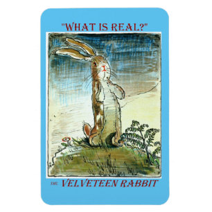 Flexible Le lapin Velveteen - Magnet