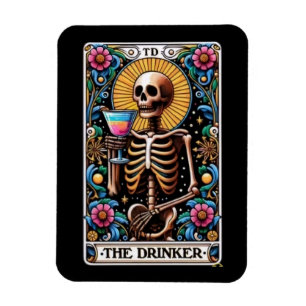 Flexible Le Magnet de la carte Tarot du buveur