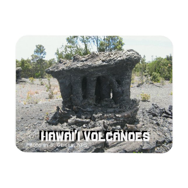 Flexible Le Magnet des volcans d'Hawaï (Horizontal)