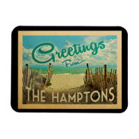 Le Vintage voyage Hamptons Magnet Beach