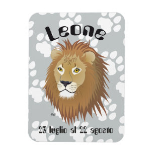 Flexible Lion 23 juillet au 22 août Premium Flexi Magnet