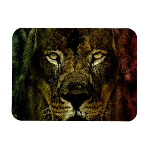Flexible Lion of Judah - Rastafara - Reggae Rasta Magnet