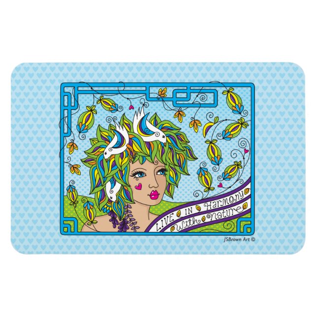 Flexible Live In Harmony_Flexible Magnet 6"x4" (Horizontal)