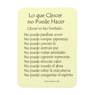 Flexible Lo Que Cáncer No Puede Hacer Magnet