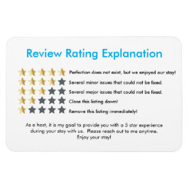 Flexible Location de vacances Magnet cinq étoiles