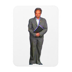 Flexible Lori Lightfoot Sticker - Fun Chicago Magnet