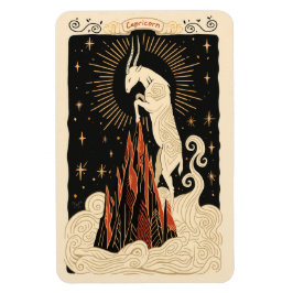 Flexible Magnet Capricorn Celestial Zodiac Art