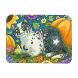 FLEXIBLE MAGNET CHAT MYSTIQUE MILKYWAY HALLOWEEN