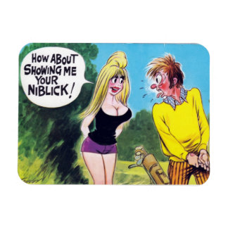 Flexible Magnet - Comic - Golf