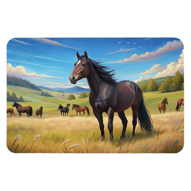 Flexible Magnet de chevaux (Horizontal)