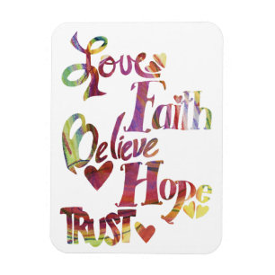 Flexible Magnet de collage de mots d'inspiration