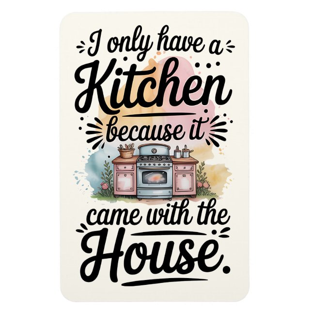 Flexible Magnet de cuisine amusant - Cadeau parfait pour le (Vertical)