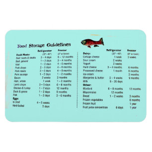 FLEXIBLE MAGNET DE STOCKAGE ALIMENTAIRE